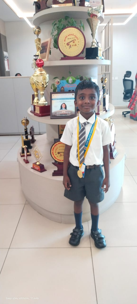 BRAINOBRAIN REGIONAL COMPETITION ACHIEVER-MAGANTH OF GRADE I A -GOLD MEDAL