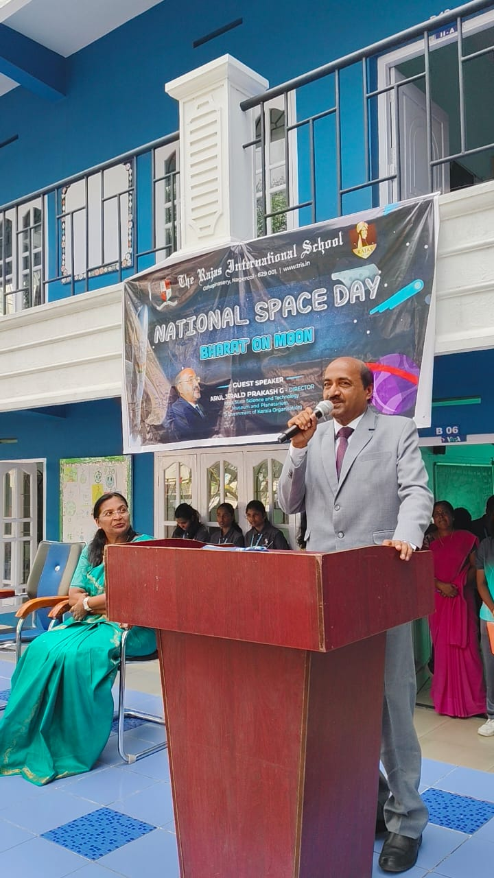 National space day -special session, Mr.Arul Jerald prakash -Director Kerala state science and Technology museum and planetarium  (a government of Kerala organisation)